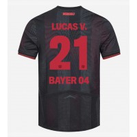 Stroje piłkarskie Bayer Leverkusen Lucas Vazquez #21 Koszulka Podstawowej 2025-26 Krótki Rękaw